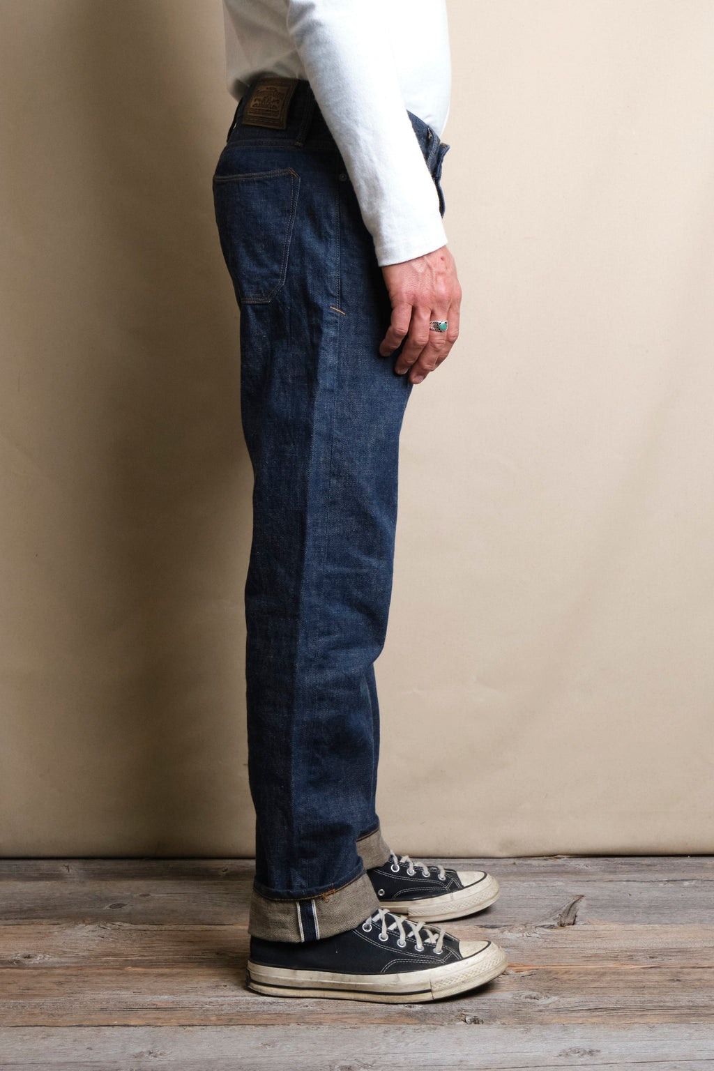 Portola Classic Taper 13 Ounce Natural Rinsed Denim