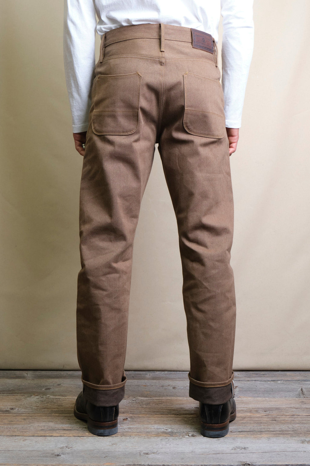 Trabuco Classic Straight <span> 15 Ounce Brown Denim </span>