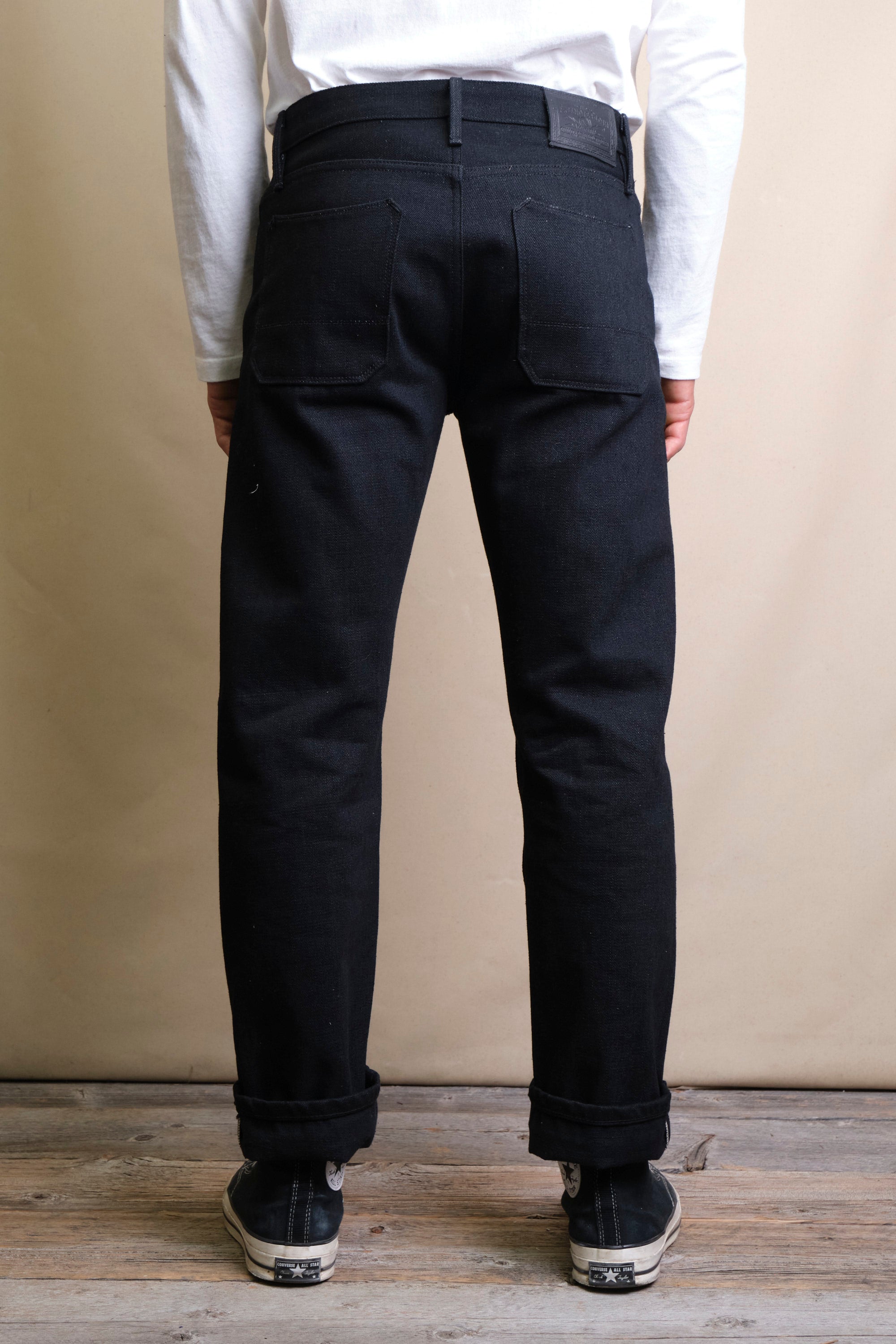 Trabuco Classic Straight <span> 17 Ounce Black Denim </span>
