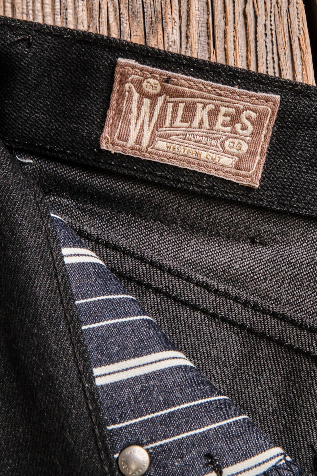 Wilkes Western <span>raw 14.25 Ounce Black Grey </span>