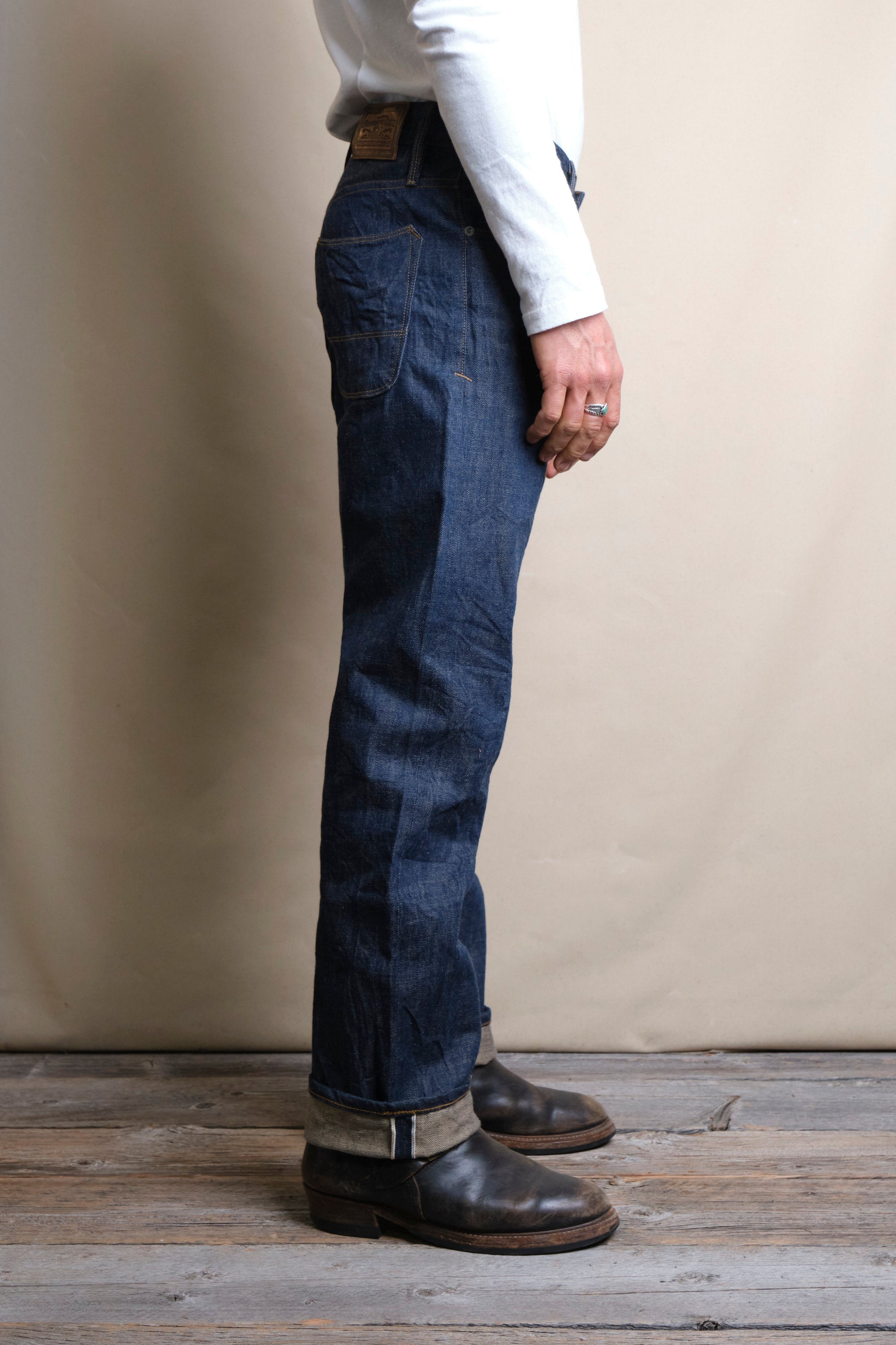 Belford Straight 13 Ounce Natural Rinsed Denim