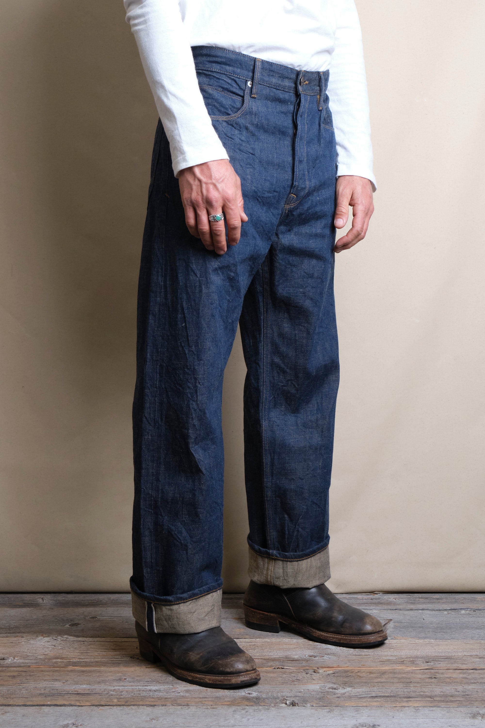 Modesto 13 Ounce Natural Rinsed Denim