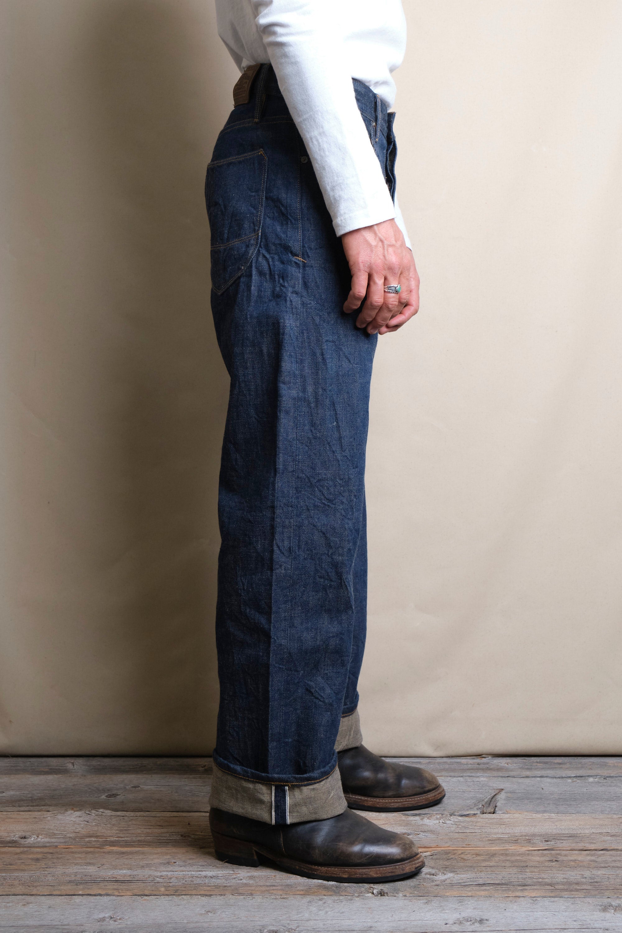 Modesto 13 Ounce Natural Rinsed Denim