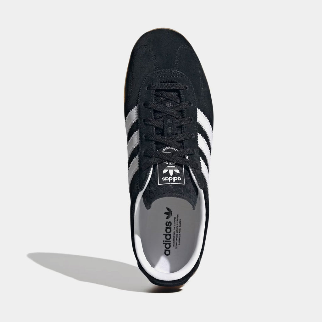 Gazelle Lo Pro Womens Lifestyle Shoes (Core Black/Cloud White/Gum)