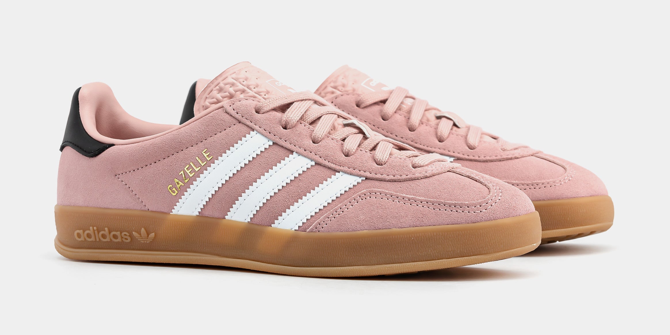 Gazelle Indoor Grade School Lifestyle Shoes (Sandy Pink/Cloud White/Gum)