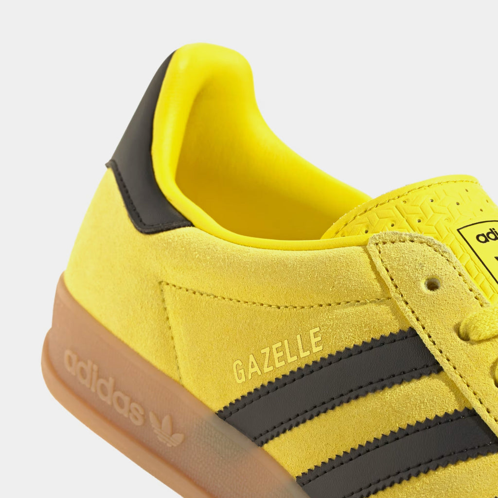 Gazelle Indoor Mens Lifestyle Shoes (Shock Yellow/Core Black/Gold Metallic)