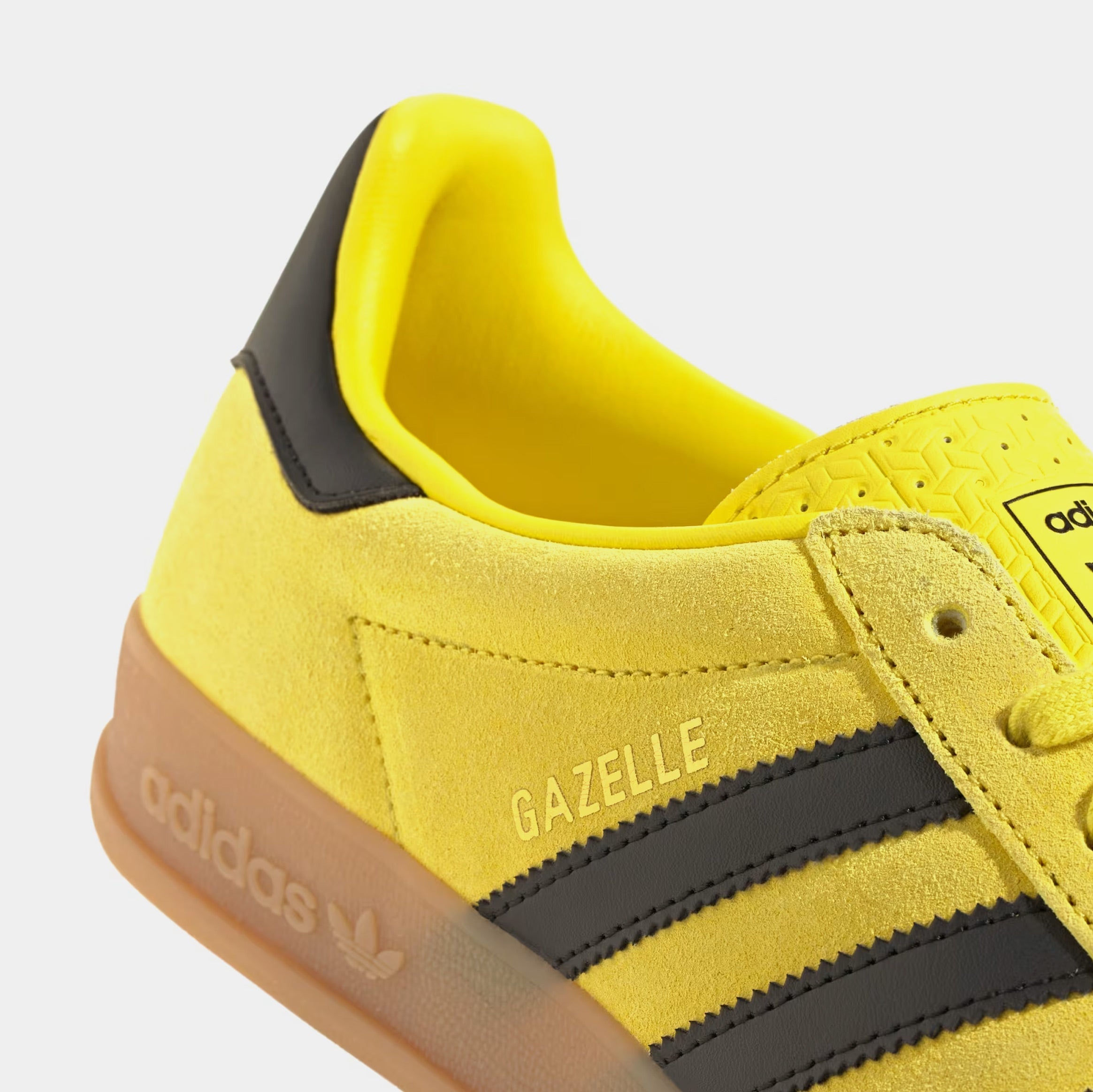Gazelle Indoor Mens Lifestyle Shoes (Shock Yellow/Core Black/Gold Metallic)