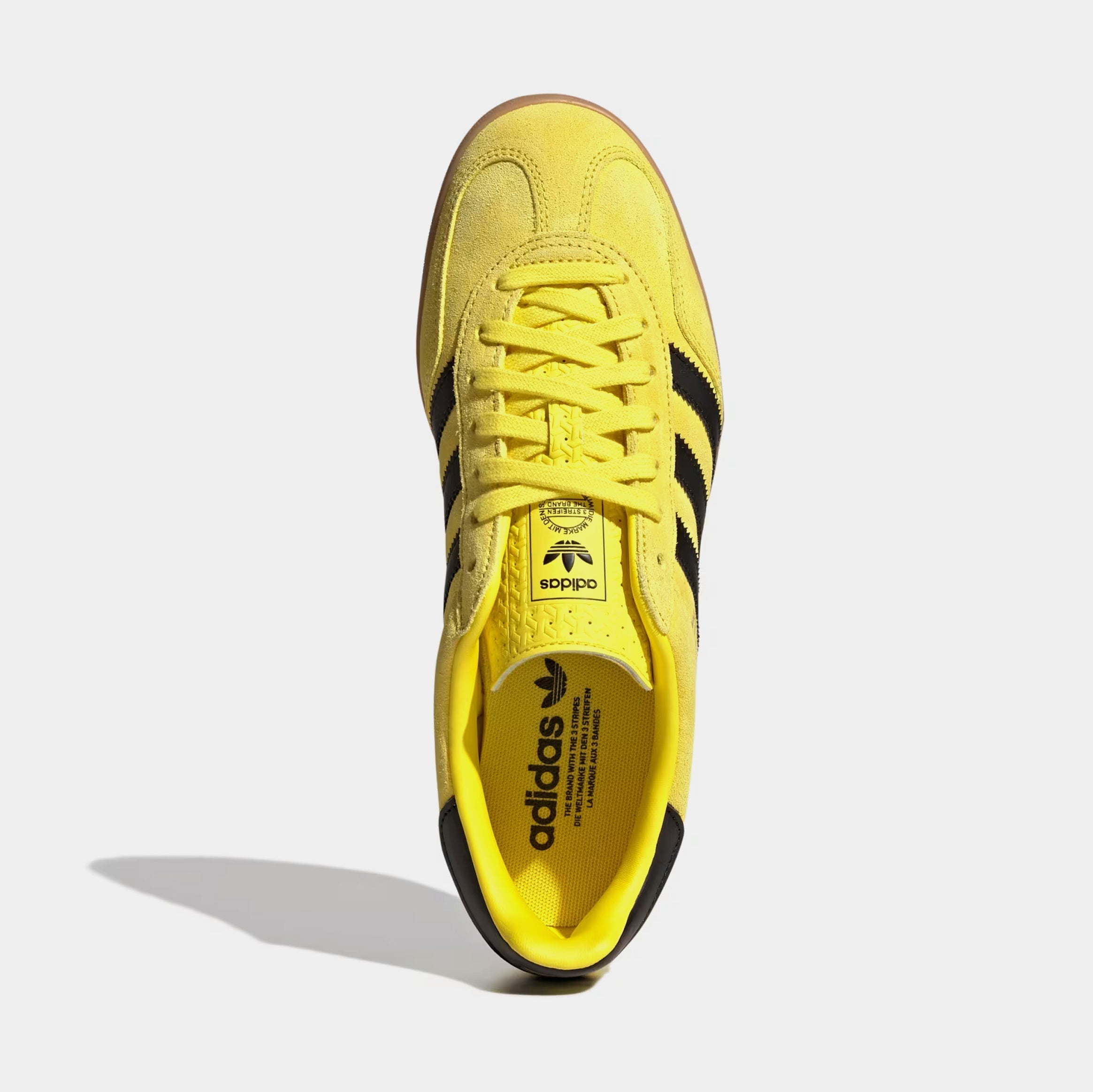 Gazelle Indoor Mens Lifestyle Shoes (Shock Yellow/Core Black/Gold Metallic)