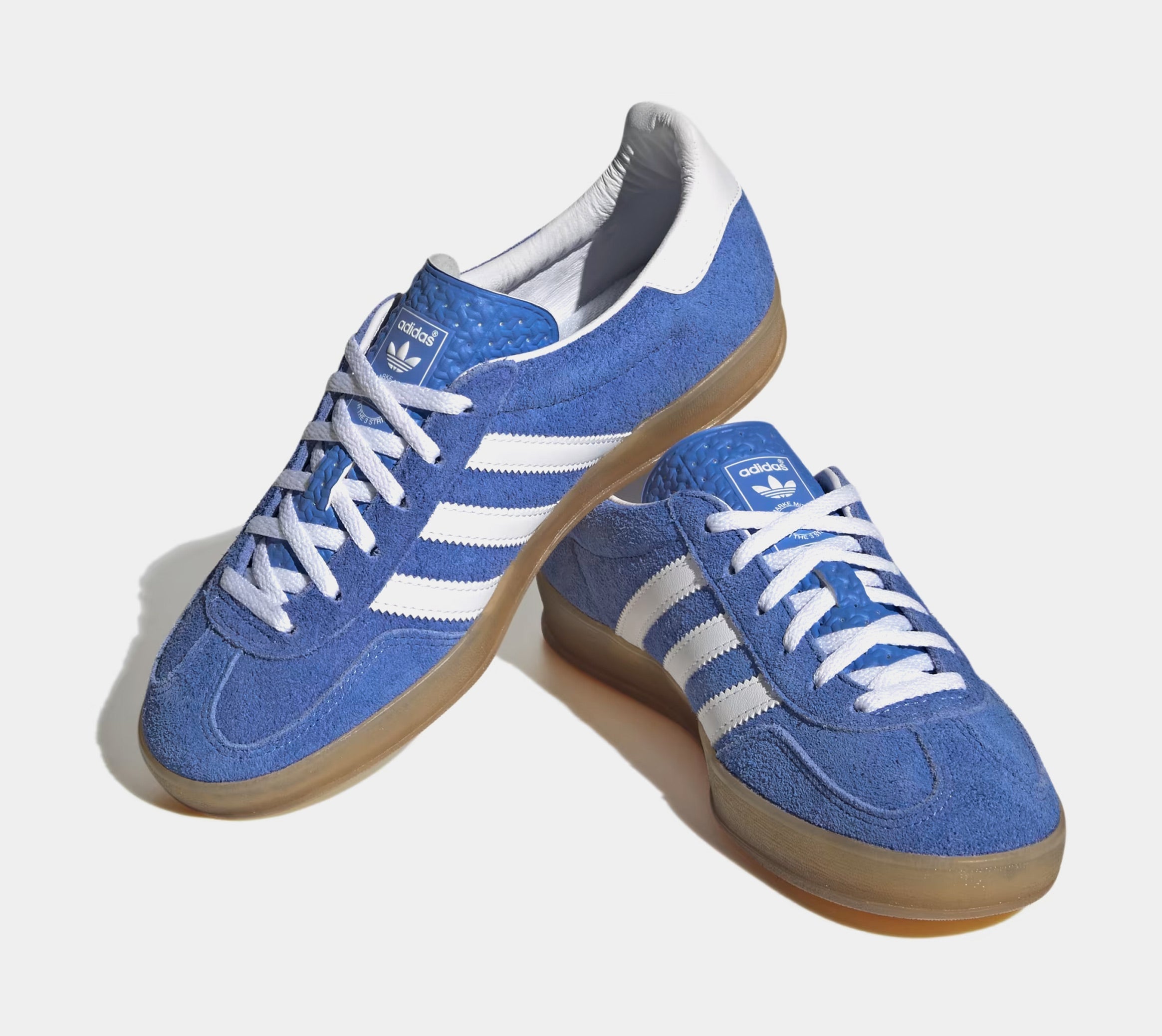 Gazelle Womens Lifestyle Shoes (Blue Fusion/White/Metallic)
