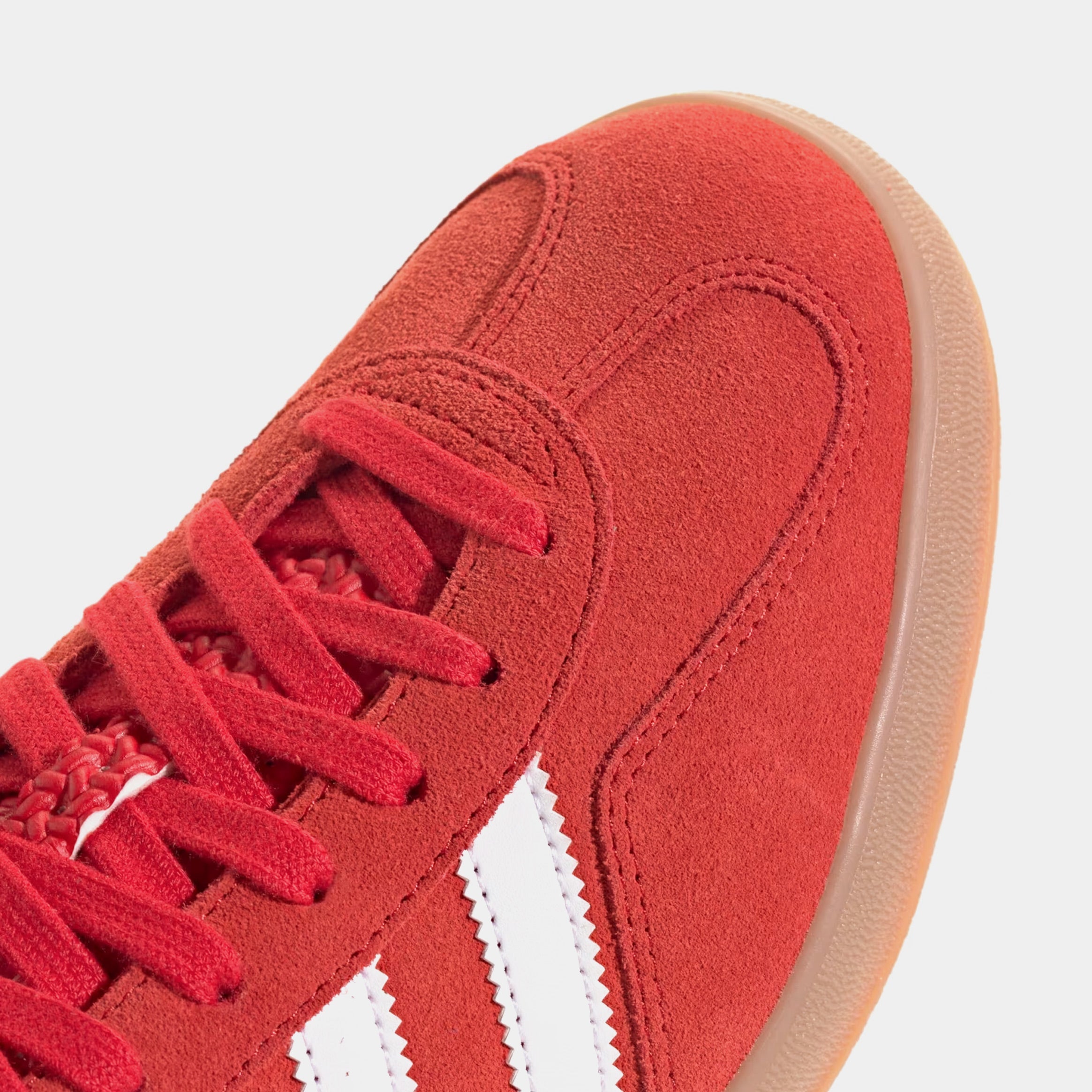 Gazelle Indoor Mens Lifestyle Shoes (Better Scarlet/Cloud White/Gum)