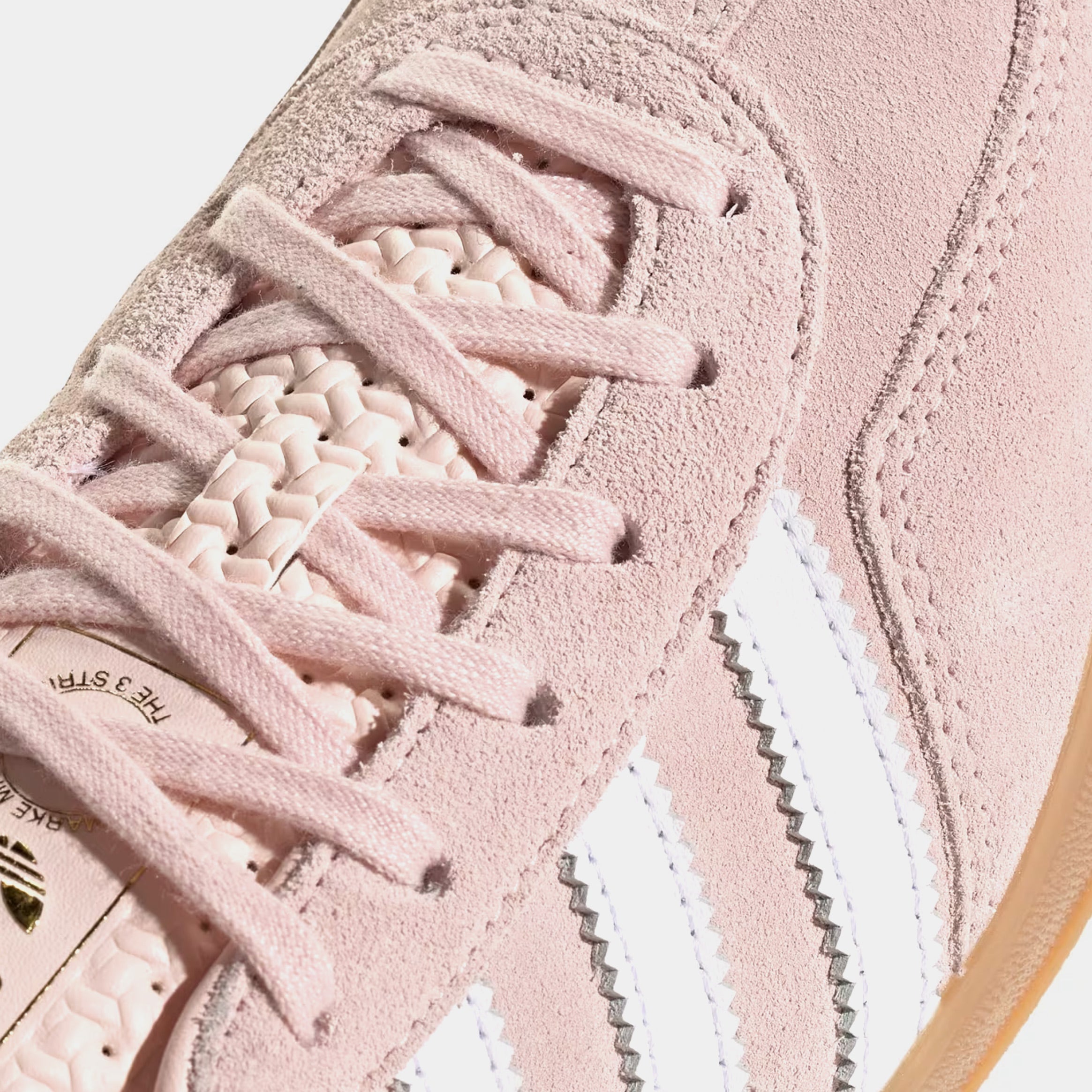 Gazelle Indoor Womens Lifestyle Shoes (Sandy Pink/White/Gum)