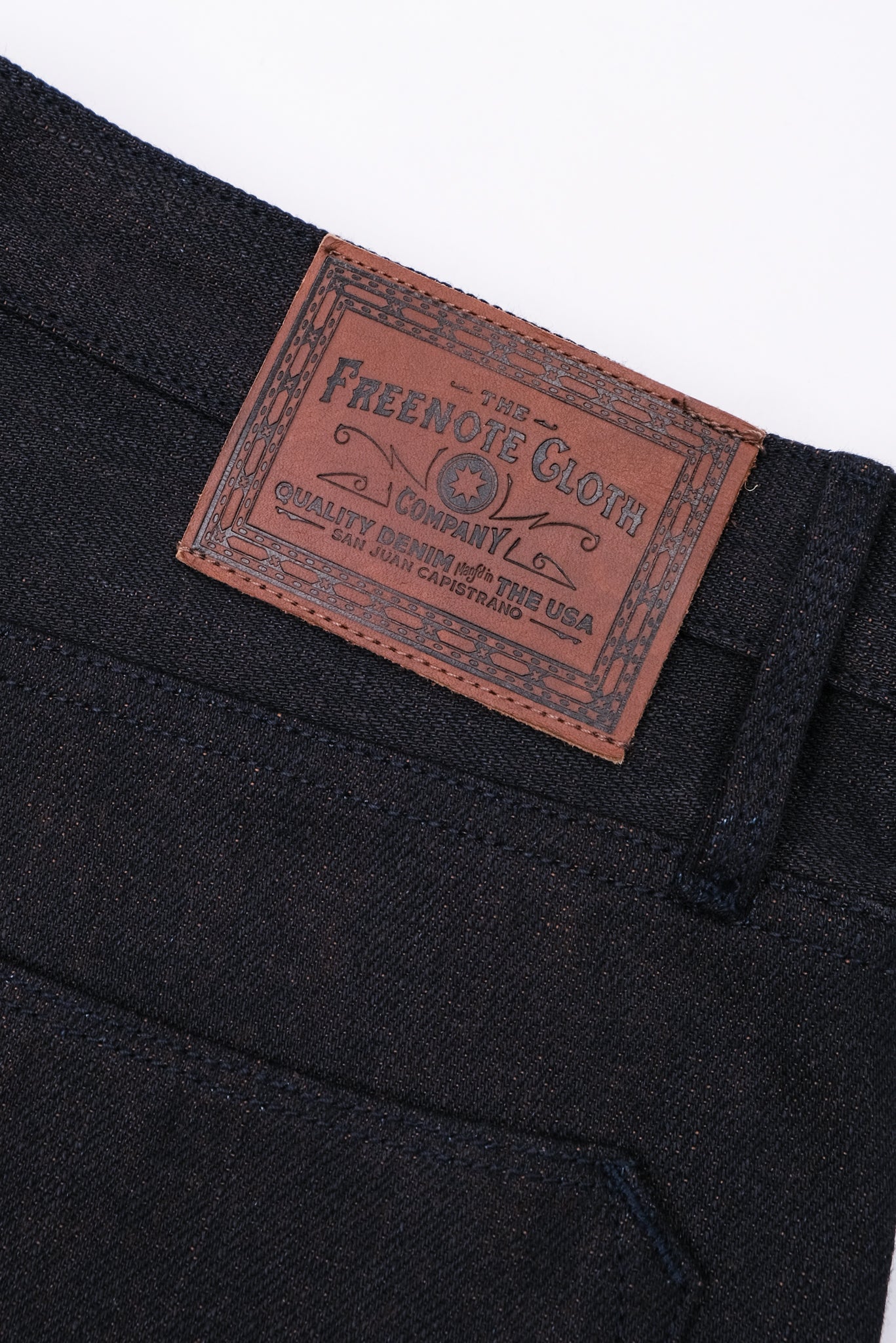 Avila Slim Taper <span> 16 ounce Indigo Brown Denim</span>
